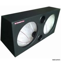 Caixa 2 Subwoofer 12" Polegadas Dutada 54 Litros Preto Regency