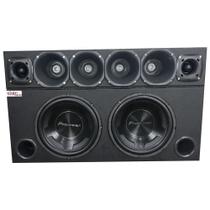 Caixa 2 Subwoofer Pioneer Ts-W3090br + Corneteira 4 D250x + 2 St200