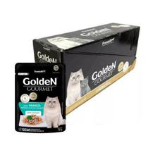 Caixa 20Un Sache Golden Gato Castrado Sabor Frango 70G