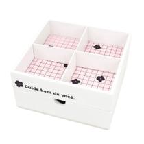 Caixa 20x20 Com Gaveta Cuide Bem Xadrez