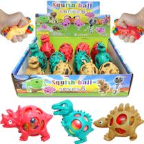 Caixa 24 Brinquedos Squishy Dinossauro Lembrança Aniversário Festa Sacola Surpresa Caixa 24 Brinquedos Squishy Dinossauro Lembrança Aniversário Festa Sacola Surpresa
