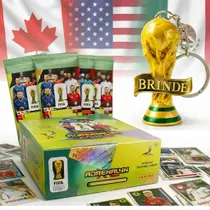 Caixa 24 Envelopes Copa Mundo 2026 Adrenalyn Panini com Brinde TAÇA da Copa