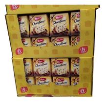 Caixa 24 Mini Chocotone Bauducco 80G Panetone Chocottone