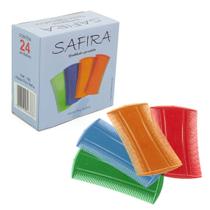 Caixa 24 unidades Pente Fino de Plástico Safira