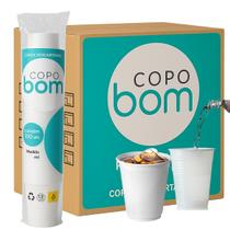 Caixa 25 Copo Resistente 200ml Branco Água Copobom 2.500 Un Caixa 25 Copo Resistente 200ml Branco Água Copobom 2.500 Un