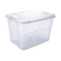 Caixa 29 l com Trava, Plasútil, Incolor