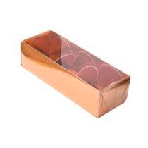 Caixa 3 Doces com Tampa Transparente Nº 3 (12cm x 4,5cm x 3,5cm) Cobre 10 unidades Assk Rizzo Embalagens Caixa 3 Doces com Tampa Transparente Nº 3 (12cm x 4,5cm x 3,5cm) Cobre 10 unidades Assk Rizzo Embalagens