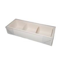 Caixa 3 pão de mel Branca 6,2x19x4 5 un - Assk Rizzo Confeitaria Caixa 3 pão de mel Branca 6,2x19x4 5 un - Assk Rizzo Confeitaria