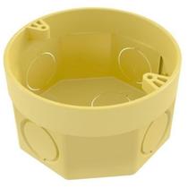 Caixa 3""x3"" com Anel Deslizante Amarela - 33043171 - TIGRE