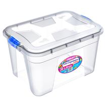 Caixa 30l Grande Organizadoras Resistente Multiuso Grandes - Uninjet