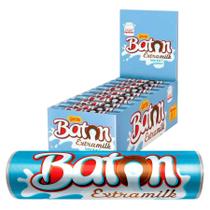 Caixa 30X16g Baton Chocolate Ao Leite Sabores Garoto Original