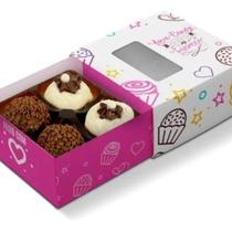 caixa 4 doces love e candy presente delicado