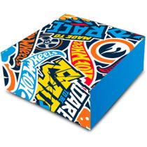 Caixa 4 Doces Quadrada - Hot Wheels - 1 unidade - Festcolor - Rizzo Caixa 4 Doces Quadrada - Hot Wheels - 1 unidade - Festcolor - Rizzo