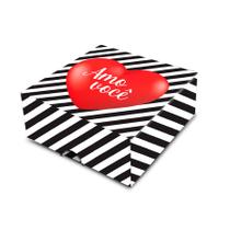 Caixa 4 Doces Quadrado - Amor - 6 unidades - Festcolor - Rizzo Caixa 4 Doces Quadrado - Amor - 6 unidades - Festcolor - Rizzo