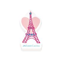 Caixa 5 Borracha Lets Go 1 Torre 2017 com Polibag Faber Castell