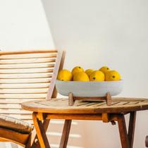 Caixa 5 Limões siciliano Artificial 10cm Resistentes e Versáteis para Decoração permanente Temática - DE0223