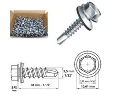 Caixa 50 Parafuso Auto Brocante Sextavado com Arruela 12 X 1.1/2 Jomarca Caixa 50 Parafuso Auto Brocante Sextavado com Arruela 12 X 1.1/2 Jomarca