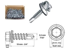 Caixa 50 Parafuso Auto Brocante Sextavado com Arruela 12 X 3/4 Jomarca Caixa 50 Parafuso Auto Brocante Sextavado com Arruela 12 X 3/4 Jomarca