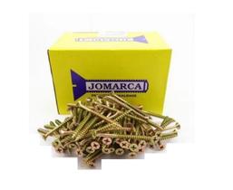 Caixa 50 Parafuso Chipboard Cabeça Chata Madeira 5,0x50mm Bicromat Jomarca Caixa 50 Parafuso Chipboard Cabeça Chata Madeira 5,0x50mm Bicromat Jomarca