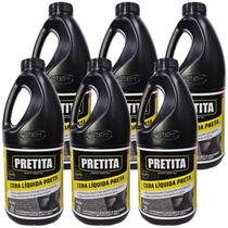 Caixa 6 cera liquida start pretita 2 litros cada na cor cor preto
