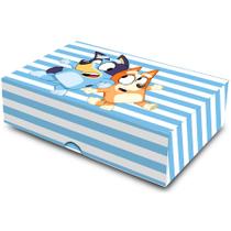 Caixa 6 Doces Retangular - Bluey - 1 unidade - Festcolor - Rizzo Caixa 6 Doces Retangular - Bluey - 1 unidade - Festcolor - Rizzo
