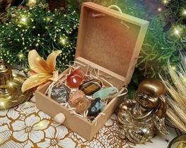 Caixa 7 Pedras de Cristal - Prosperidade