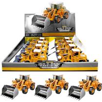 Caixa 8 Trator Máquina Pá Carregadeira Lembrancinha Festa Infantil Sacola Surpresa