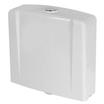 Caixa acoplada descarg acion simples plastic 6l branco astra