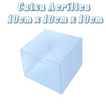 Caixa Acrilica Organizadora Transparente com Tampa 10x10x10 - Super 3D