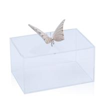 Caixa Acrílico Borboleta Jaspe Areia "G"
