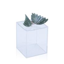 Caixa Acrílico Borboleta Jaspe Verde "M"