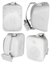 Caixa Acústica AAT OS120-IP56 Sol e Chuva Branca- 4 Unidades