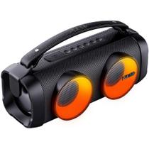 Caixa Acústica Bazooka LED Pulse Beats 80W RMS Bluetooth com Efeitos de LUZ
