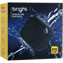 Caixa acustica bluetooth 5w ipx6 preta - BRIGHT