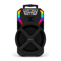 Caixa Acústica Britânia Flash Lights Woofer 15 Preta BCX12500 Bivolt