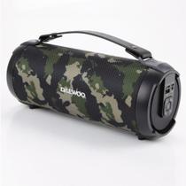 Caixa Acústica Daewoo Soundbox DW1191CA Bluetooth 5.0 5W RMS Camuflada