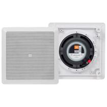 Caixa Acústica De Embutir Arandela Par JBL 6FR1Q Plus Quadrada 6 Polegadas 50w