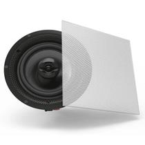 Caixa Acústica de Embutir BSA S3 Spot Quadrado Branco