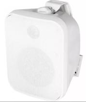 Caixa Acústica Externa À Prova D'água Aat Os120-ip56 Suporte Cor Branco