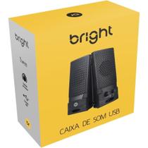 Caixa Acústica para computador 1w Volume Usb - Bright