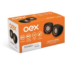 Caixa Acustica para Computador Speaker Round 8W USB/P2 PT/LJ