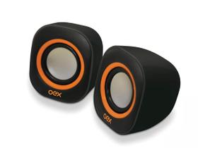 Caixa Acustica Para Computador Speaker Round 8W Usb/P2 Pt/Lj - Oex'