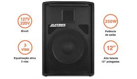 Caixa Acústica Passiva Datrel CE250 Watts 12'' Preto