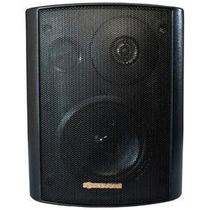 Caixa Acústica Passiva Soundvoice Ambiente OT40P Preta 4" Resistente à água 50W Rms Com Suporte