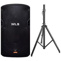 Caixa Acústica WLS S10 Ativa Bluetooth + Pedestal 1,80m Caixa Acústica WLS S10 Ativa Bluetooth + Pedestal 1,80m