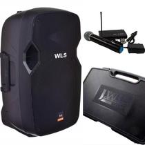 Caixa Acústica Wls S12 Ativa Bt + 1 Microfone Sem Fio Jwl Caixa Acústica Wls S12 Ativa Bt + 1 Microfone Sem Fio Jwl