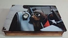 Caixa Adesivada Multiuso Cachorrinho Treco Mdf Artesanato