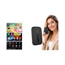 Caixa Ai Wireless Carplay 3 Em 1 Android Auto TV Box Youtube Netflix Para Honda Ford Benz Toyota VW