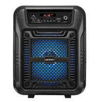 Caixa Amplificada 80w Bivolt Bluetooth USB Rádio FM Aux P2 P10 Lenoxx