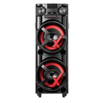 Caixa Amplificada Amvox ACA 2900 New X 2900W Bluetooth LED Bivolt